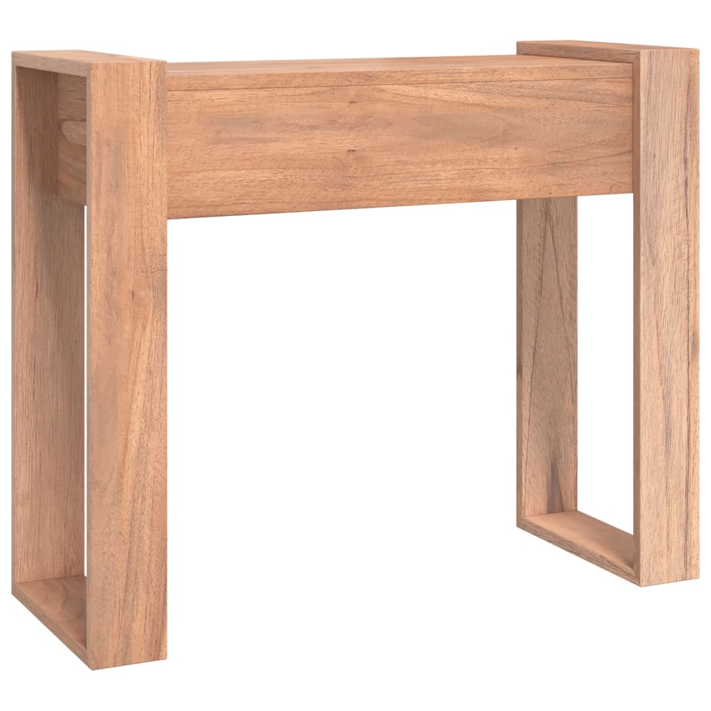 vidaXL Console Table 35.4"x13.8"x29.5" Solid Teak Wood