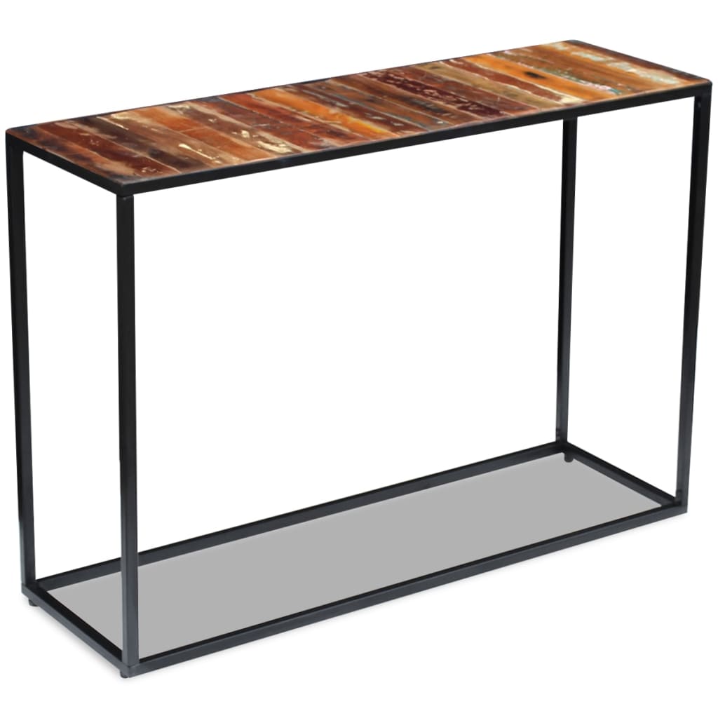 vidaXL Console Table Solid Reclaimed Wood 43.3"x13.8"x30"