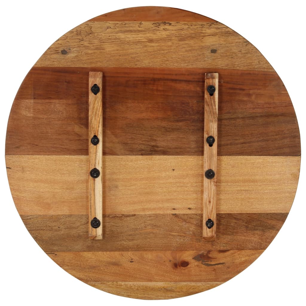 vidaXL Round Table Top 27.6" 0.59"-0.63" Solid Reclaimed Wood
