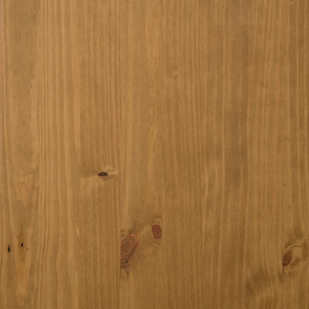 vidaXL Drawer Cabinet FLAM 31.5"x15.7"x31.5" Solid Wood Pine