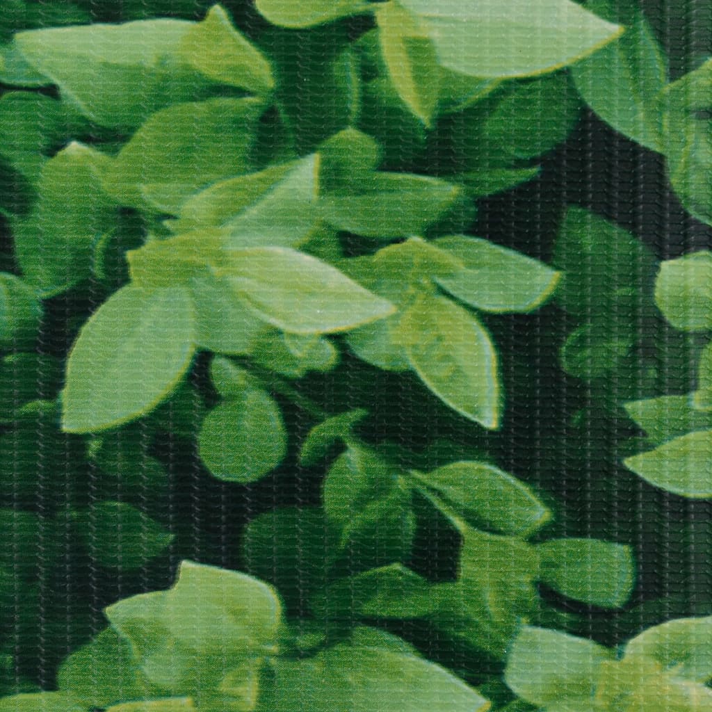 vidaXL Garden Privacy Screen PVC 114.8'x0.6' Green
