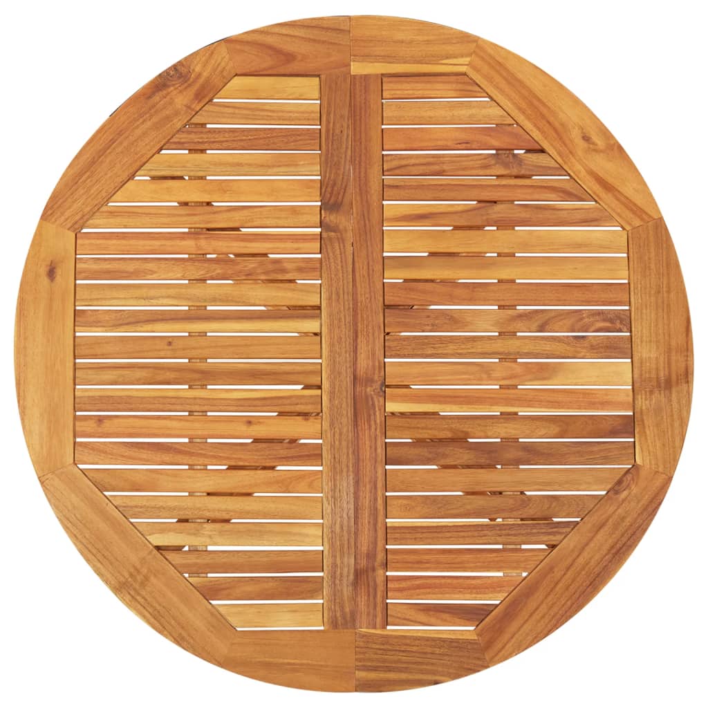 vidaXL Patio Table 43.3"x43.3"x29.5" Solid Wood Acacia