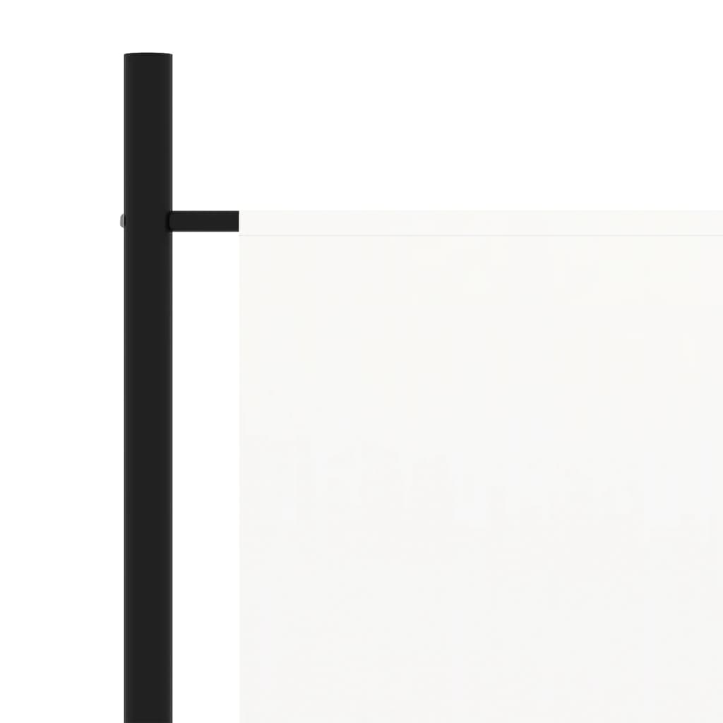 vidaXL Room Divider White 68.9"x70.9" Fabric