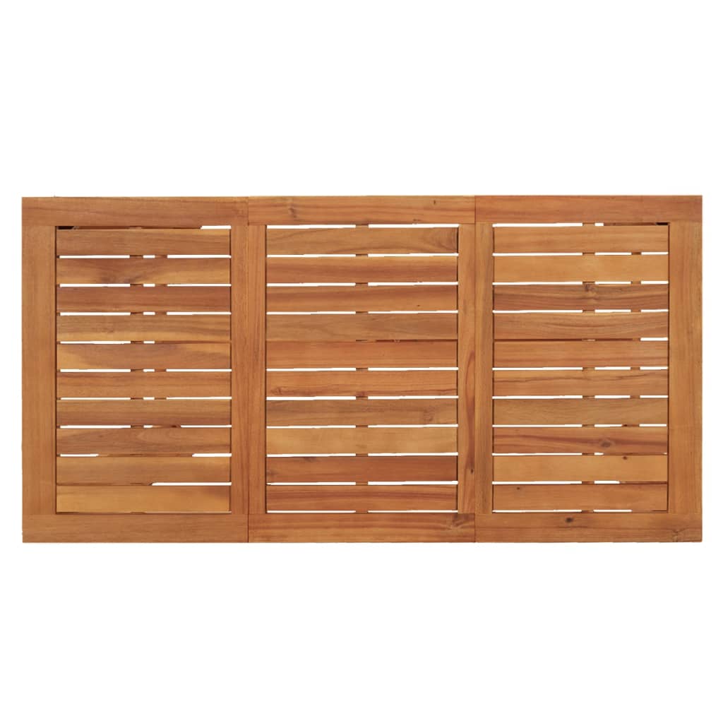 vidaXL 7 Piece Patio Bar Set Solid Wood Acacia