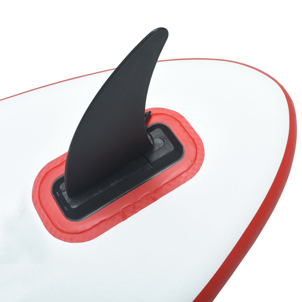 vidaXL Center Fin for Stand Up Paddle Board 7.2"x8.3" Plastic Black