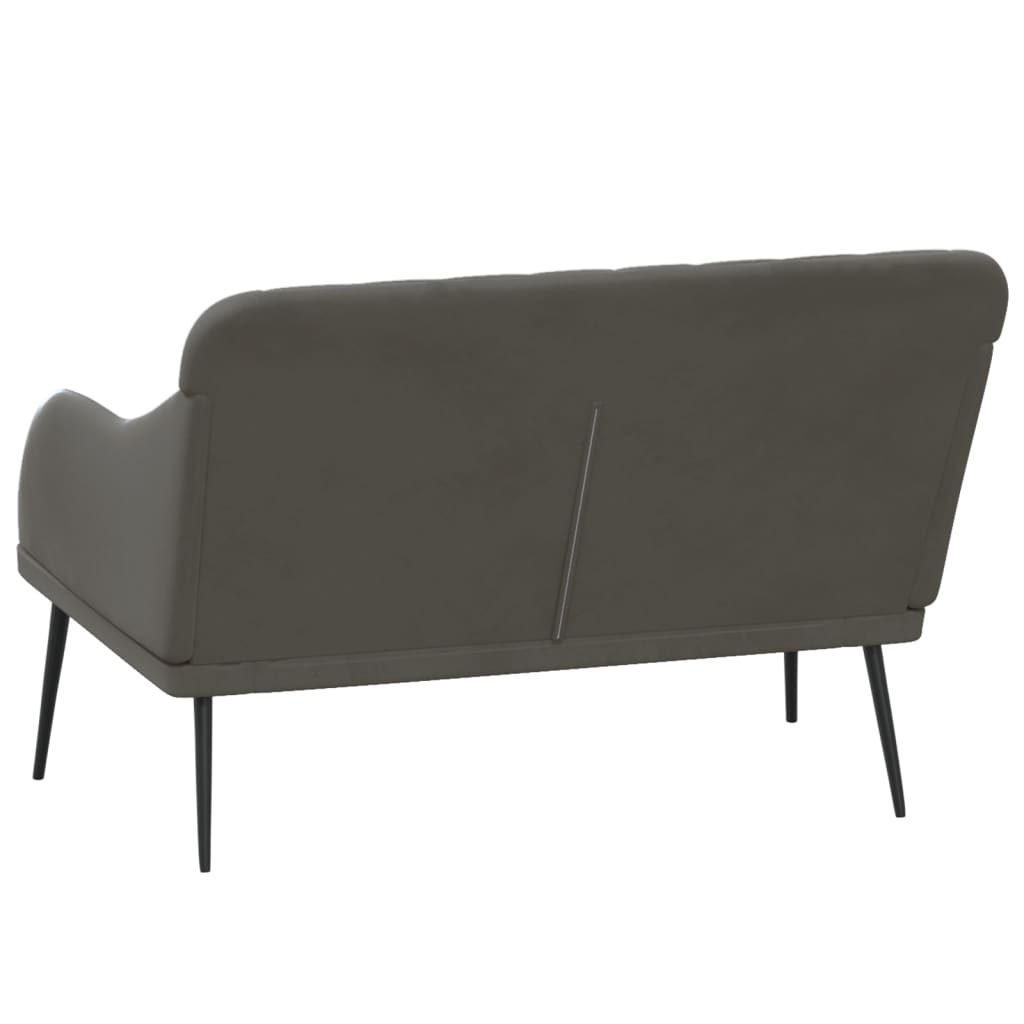 vidaXL Bench Dark Gray 43.3"x29.9"x31.5" Velvet