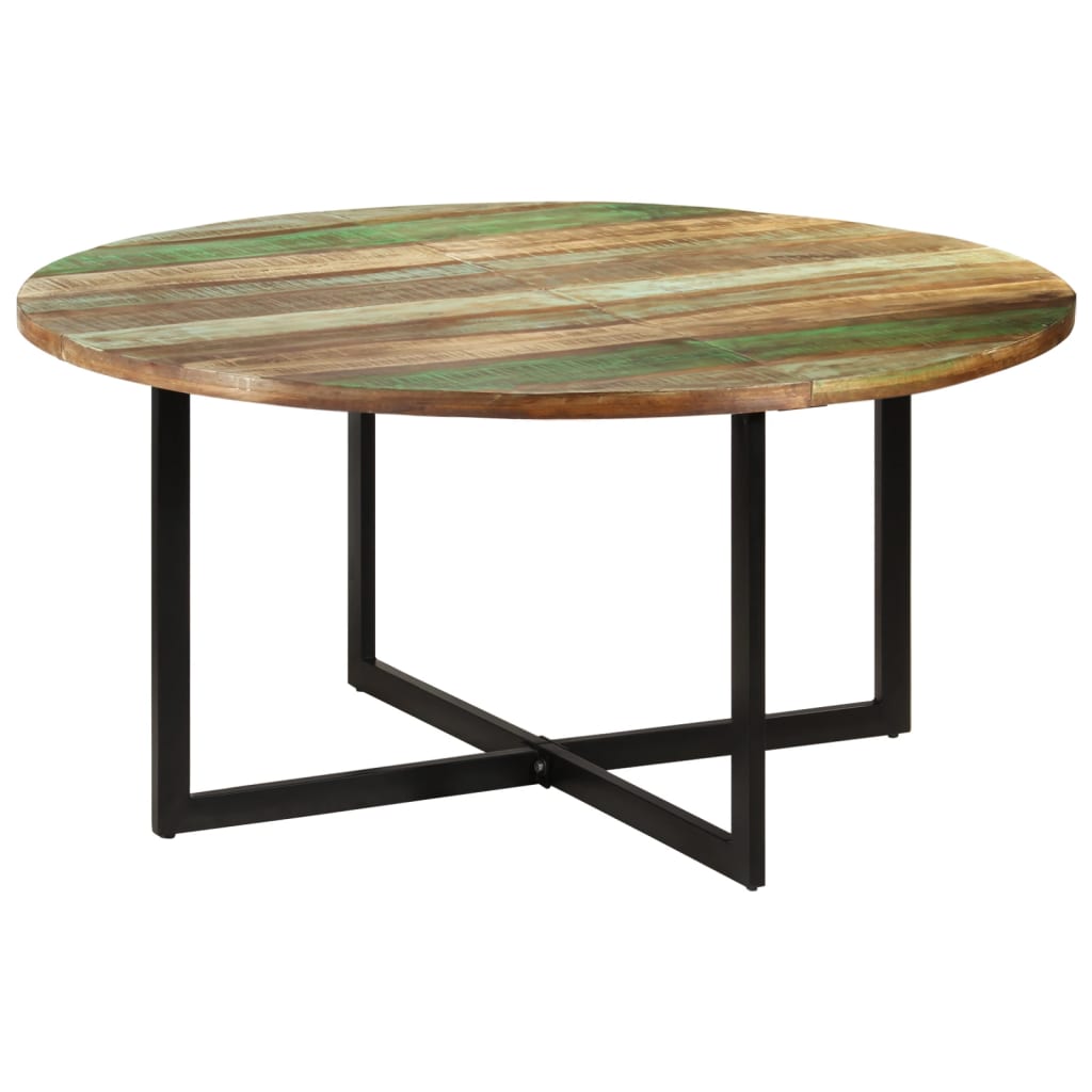 vidaXL Dining Table 59.1"x29.5" Solid Wood Reclaimed