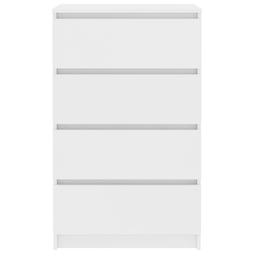 vidaXL Sideboard White 23.6"x13.8"x38.8" Engineered Wood