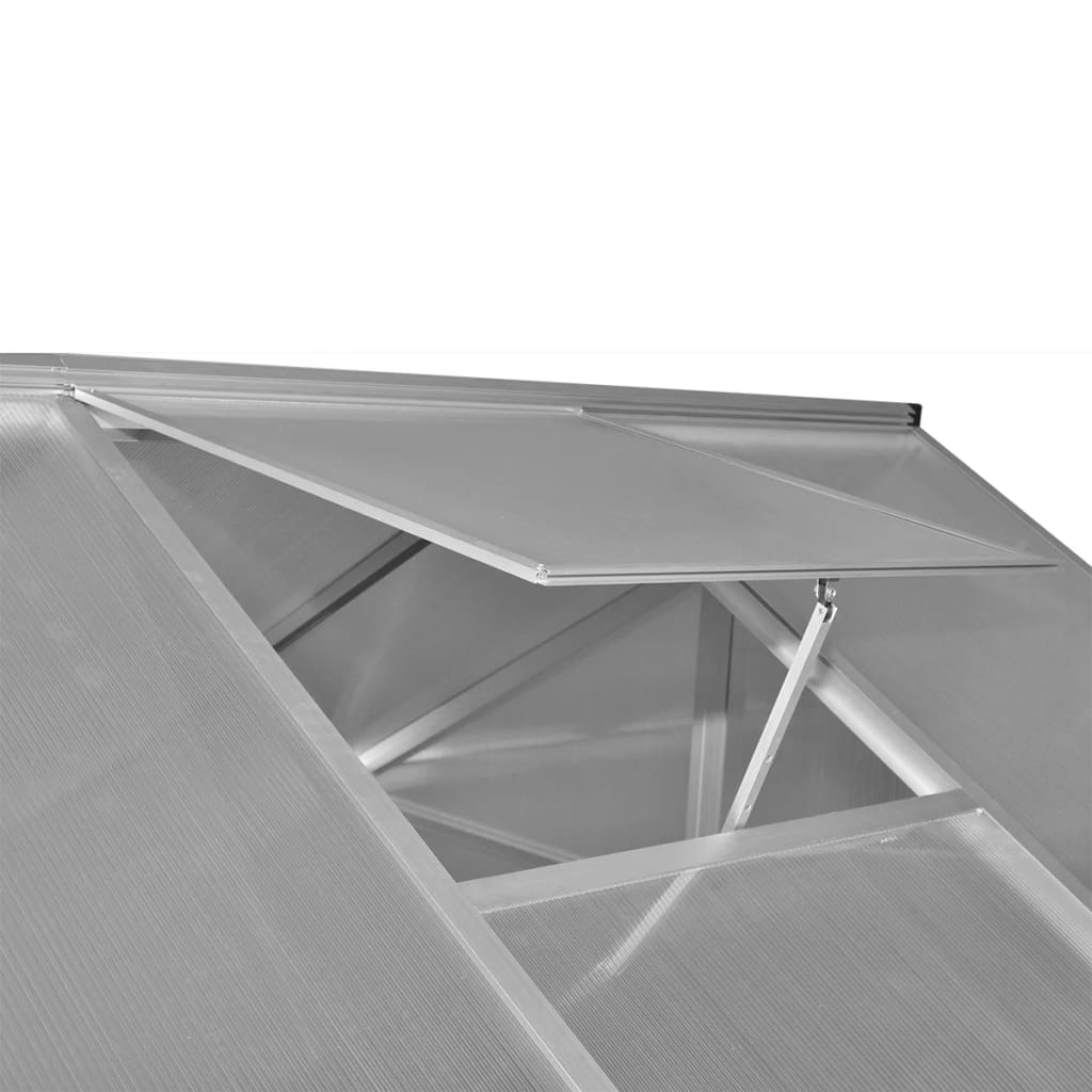 vidaXL Greenhouse Reinforced Aluminum 37.2 ft²