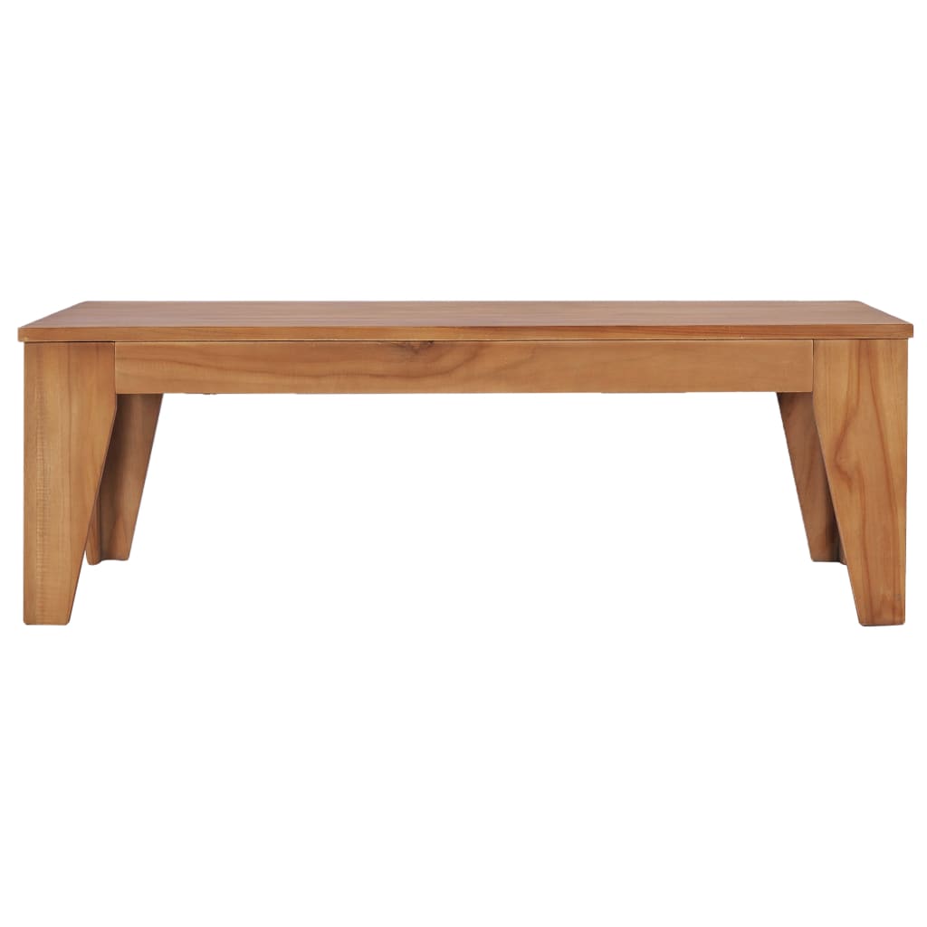 vidaXL Coffee Table 47.2"x23.6"x15.7" Solid Teak Wood
