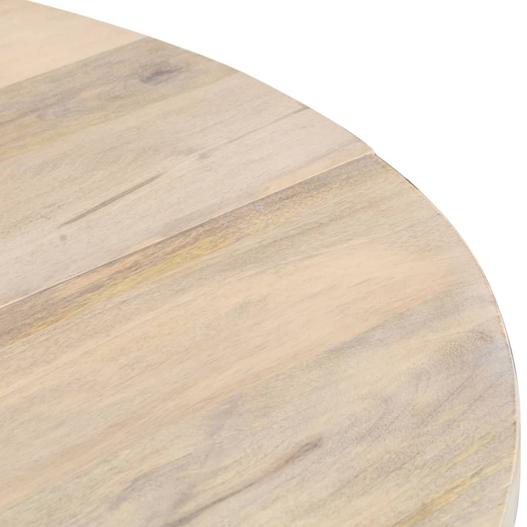vidaXL Dining Table Round 43.3"x29.9" Solid Mango Wood