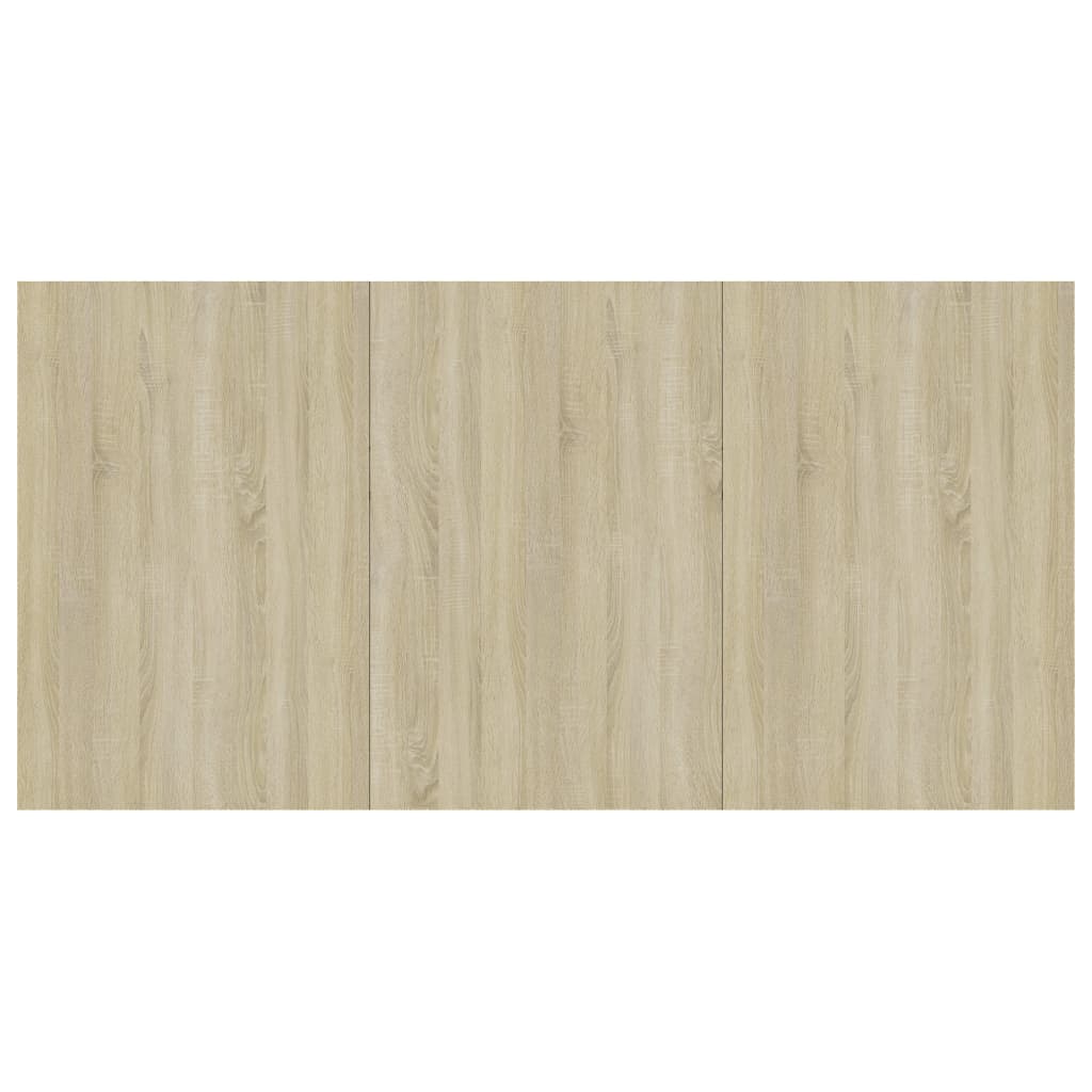 vidaXL Dining Table Sonoma Oak 70.9"x35.4"x29.9" Engineered Wood