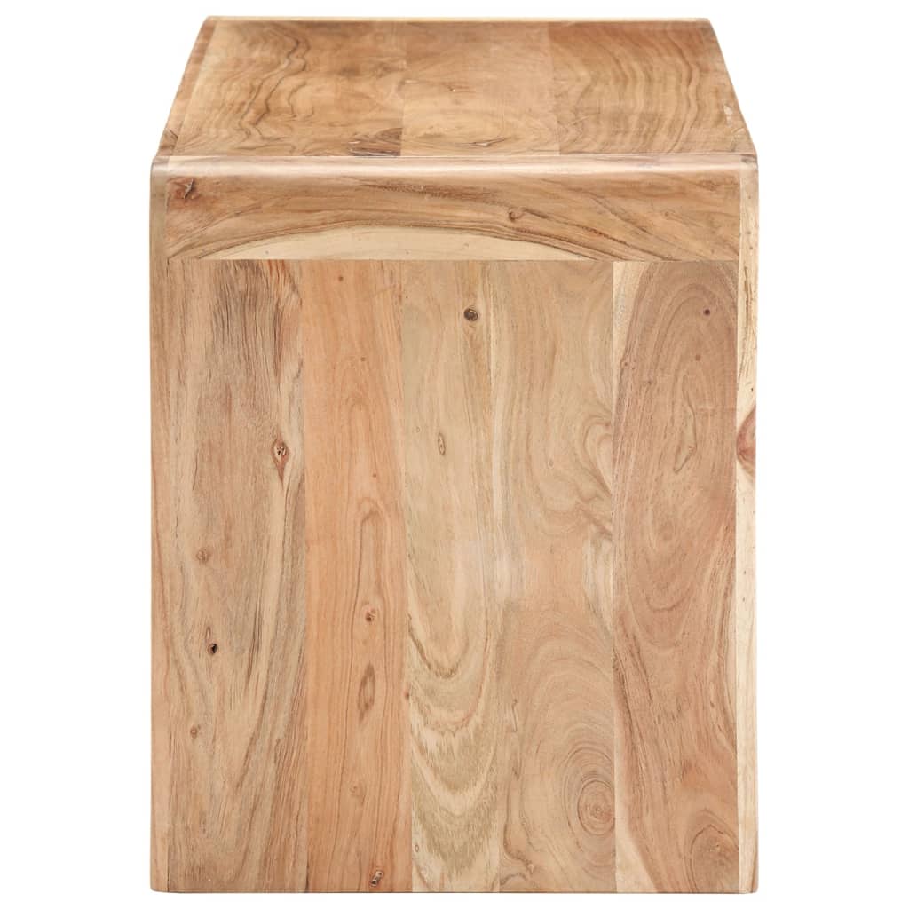 vidaXL Bench 43.3"x15"x18.1" Solid Acacia Wood