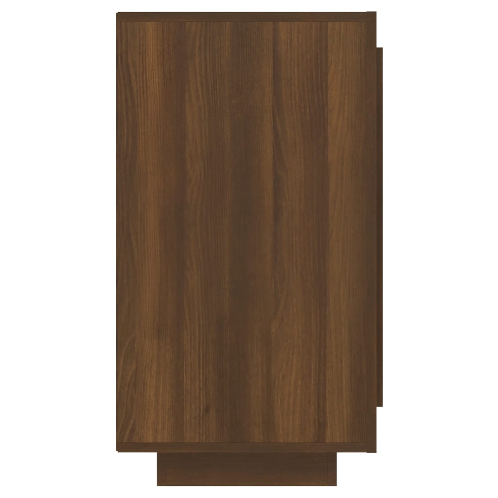 vidaXL Sideboard Brown Oak 31.5"x15.7"x29.5"