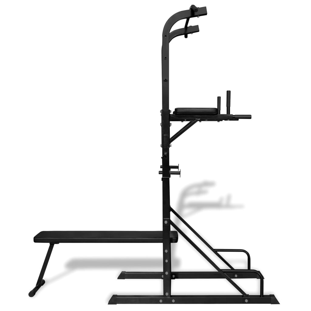 Power Tower with Sit-up Bench