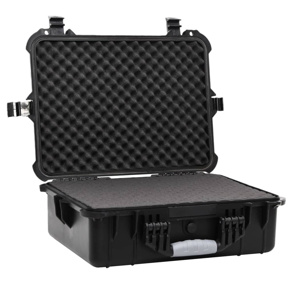vidaXL Portable Flight Case Black 20.5"x15.7"x7.5" PP