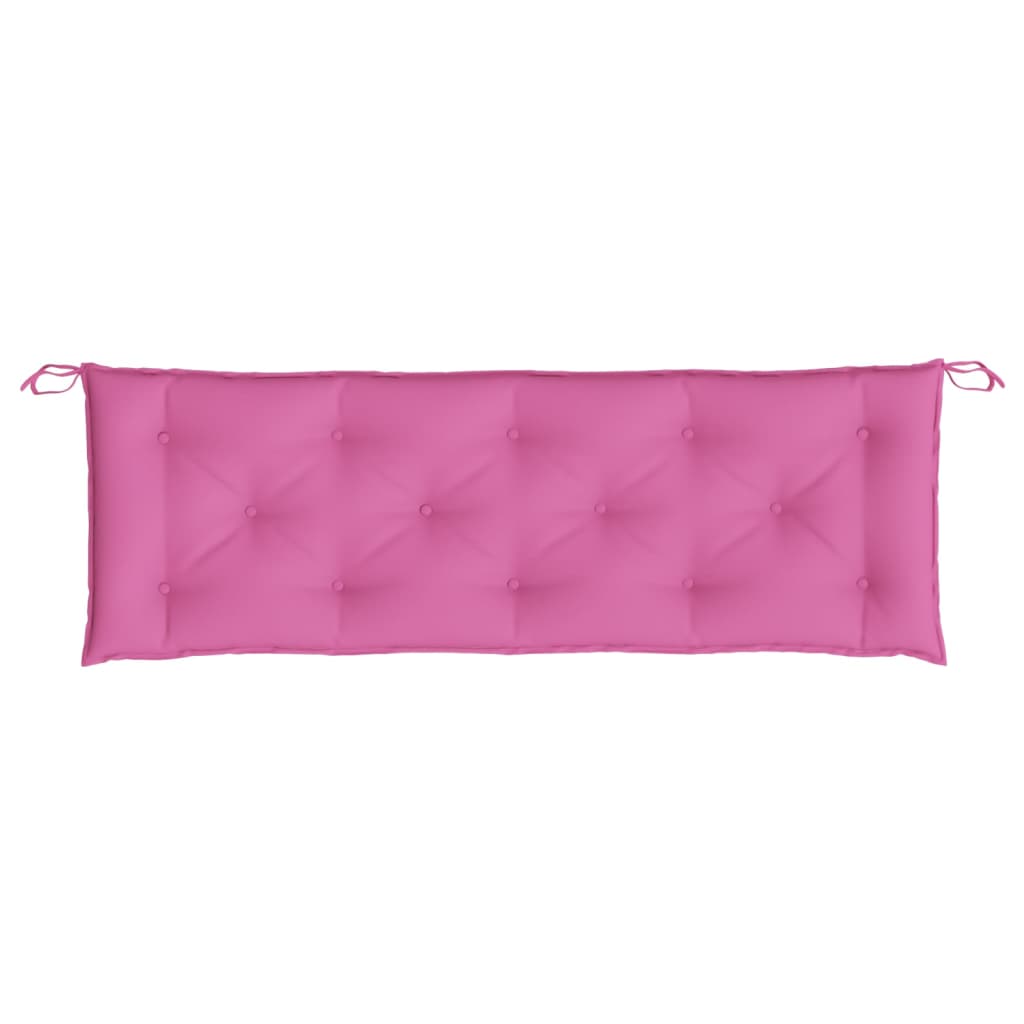 vidaXL Garden Bench Cushion Pink 59.1"x19.7"x2.8" Oxford Fabric