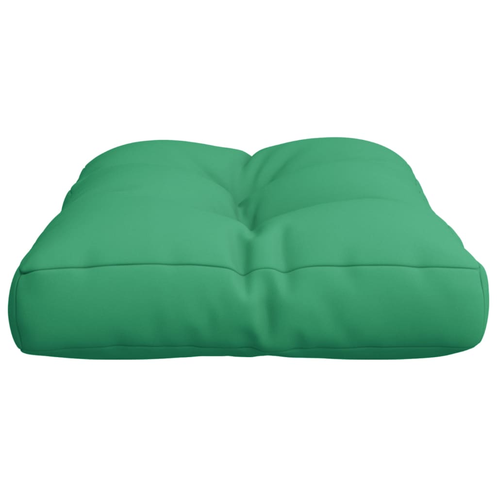 vidaXL Pallet Cushion Green 19.7"x15.7"x4.7" Fabric