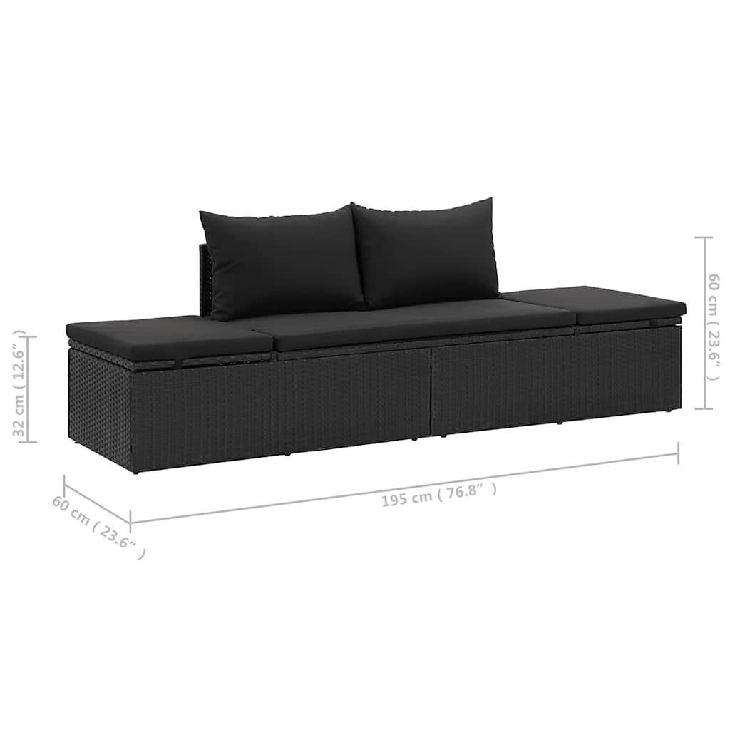 black bed cushions