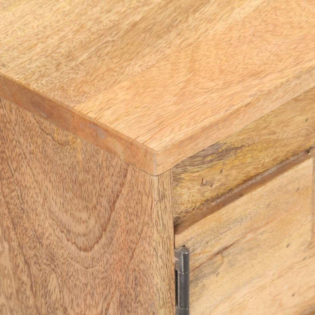 vidaXL TV Cabinet 45.7"x11.8"x13.8" Solid Mango Wood