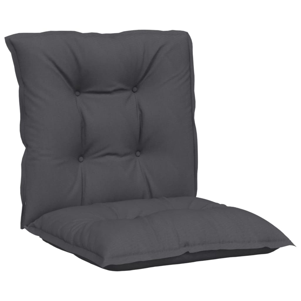 vidaXL Garden Chair Cushions 4 pcs Anthracite 39.4"x19.7"x2.8"