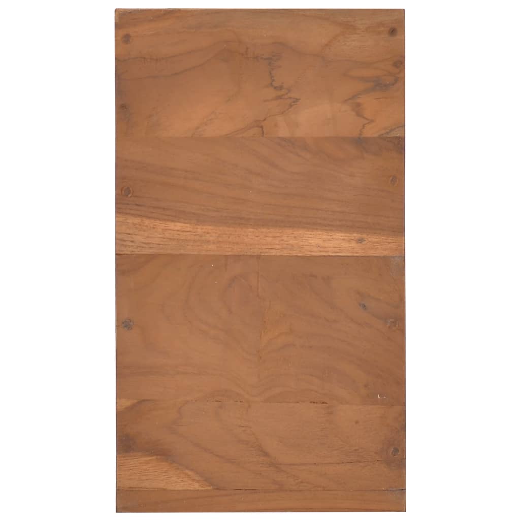 vidaXL Bedside Cabinet 7.9"x13.8"x19.7" Solid Teak Wood