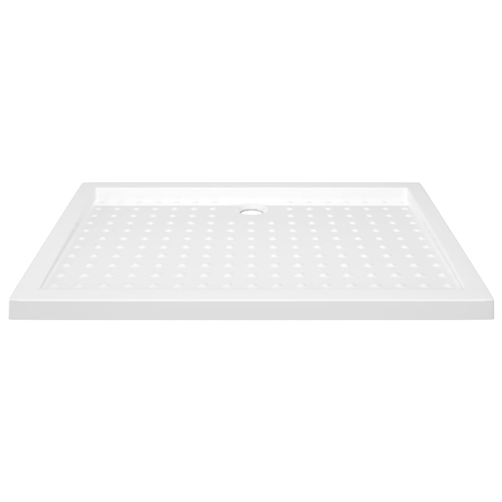 vidaXL Shower Base Tray with Dots White 27.6"x39.4"x1.6" ABS