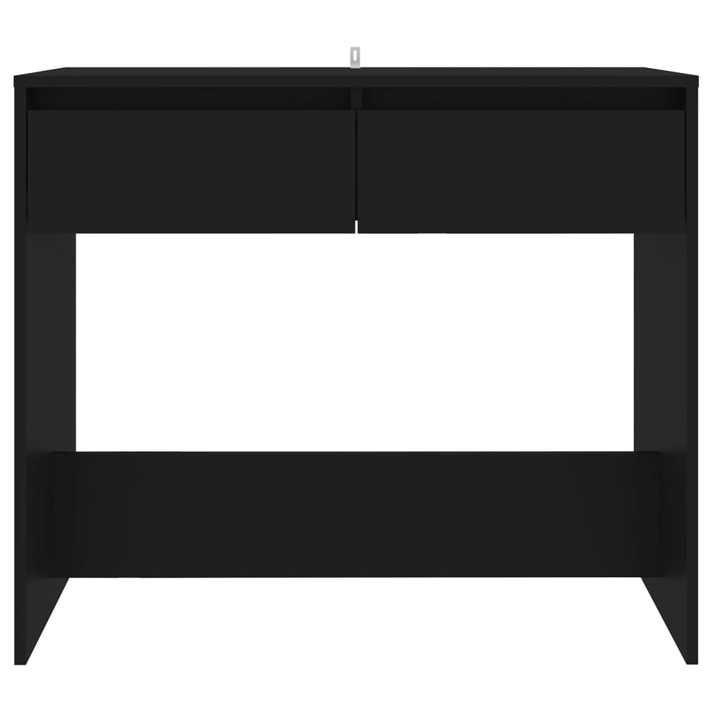 vidaXL Console Table Black 35"x16.1"x30.1" Engineered Wood