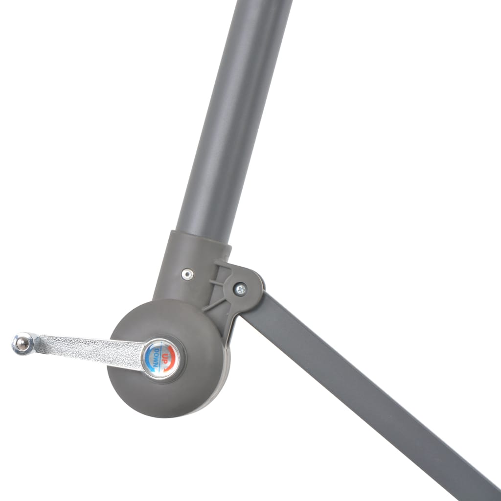 vidaXL Cantilever Umbrella with Aluminium Pole 118" Blue
