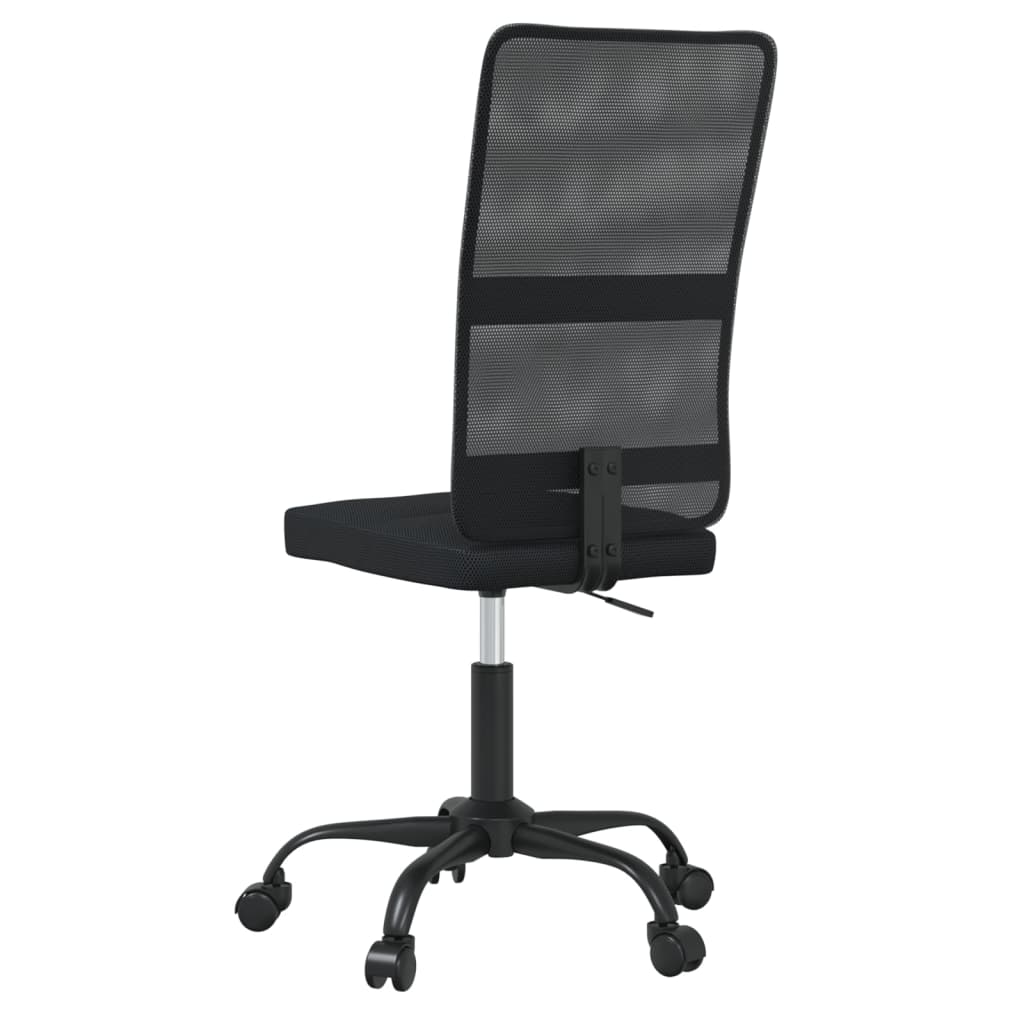vidaXL Office Chair Black Mesh Fabric