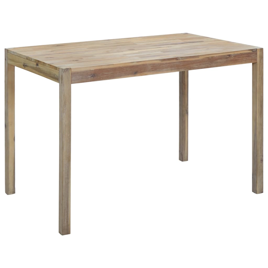vidaXL Dining Table 47.2"x27.6"x29.5" Solid Acacia Wood