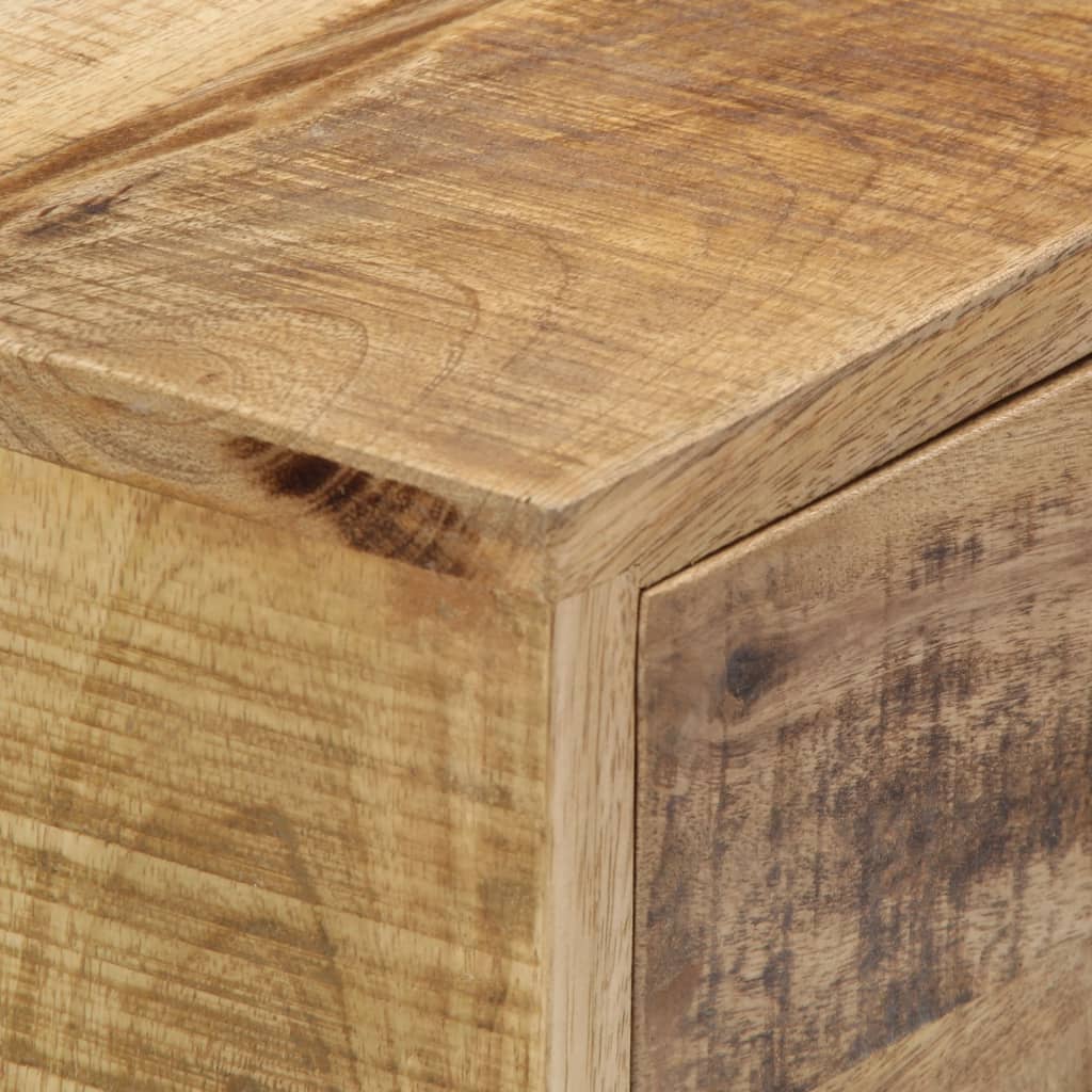 vidaXL Sideboard 34.6"x11.8"x27.9" Solid Mango Wood