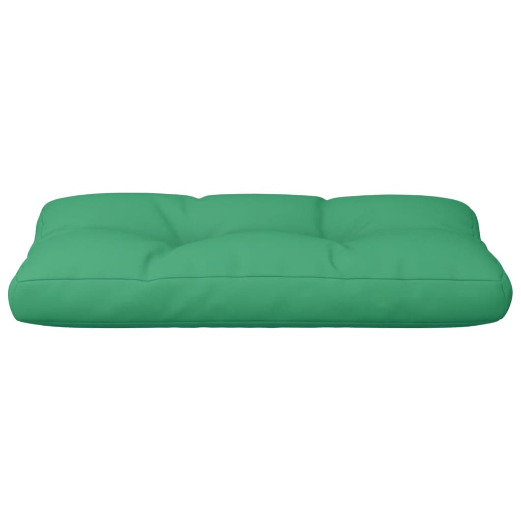 vidaXL Pallet Cushion Green 31.5"x15.7"x4.7" Fabric