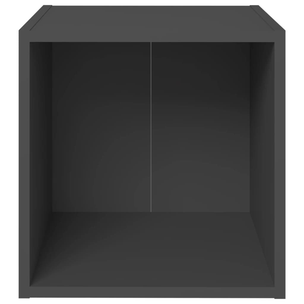 vidaXL TV Cabinet Gray 14.6"x13.8"x14.6" Chipboard