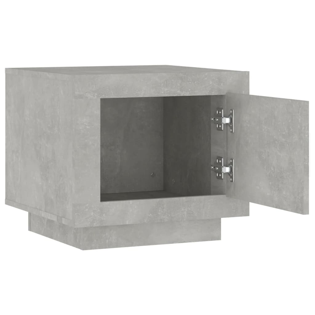 vidaXL Coffee Table Concrete Gray 20.1"x19.7"x17.7" Engineered Wood