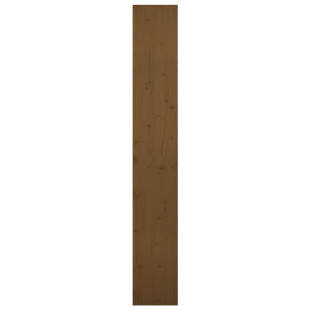 vidaXL Book Cabinet/Room Divider Honey Brown 31.5"x11.8"x78.5" Wood Pine
