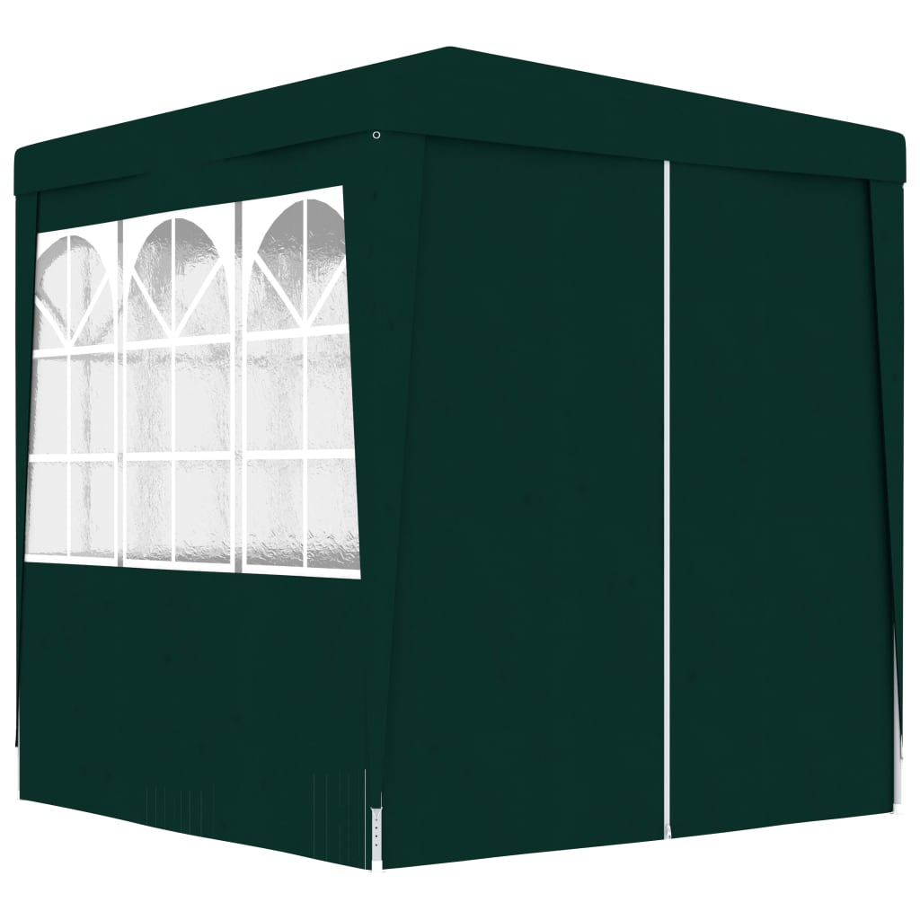 vidaXL Professional Party Tent with Side Walls 6.6'x6.6' Green 0.3 oz/ft²