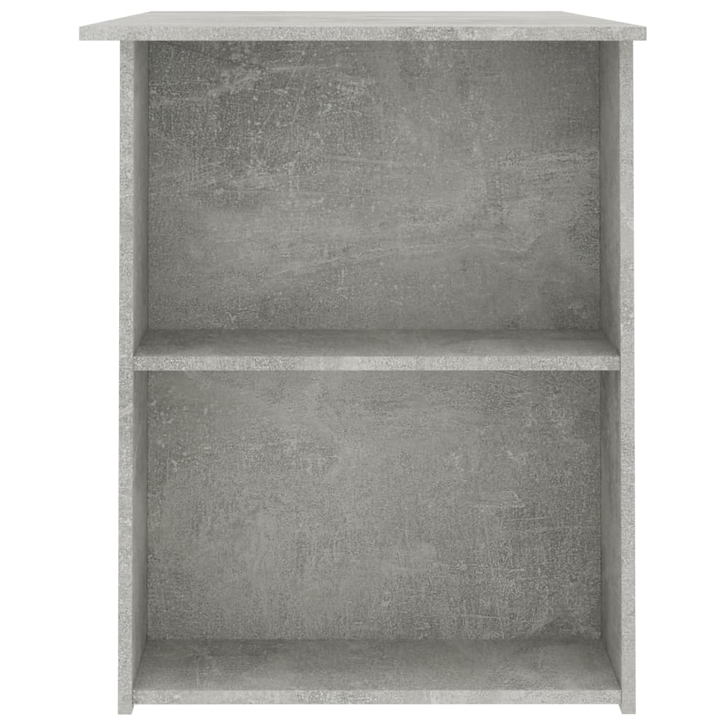 vidaXL Desk Concrete Gray 43.3"x23.6"x28.7" Engineered Wood