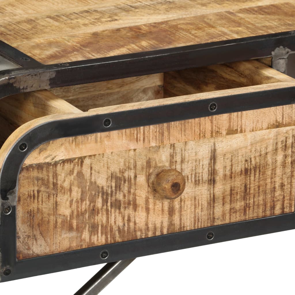 vidaXL Sideboard 47.2"x11.8"x29.5" Solid Mango Wood