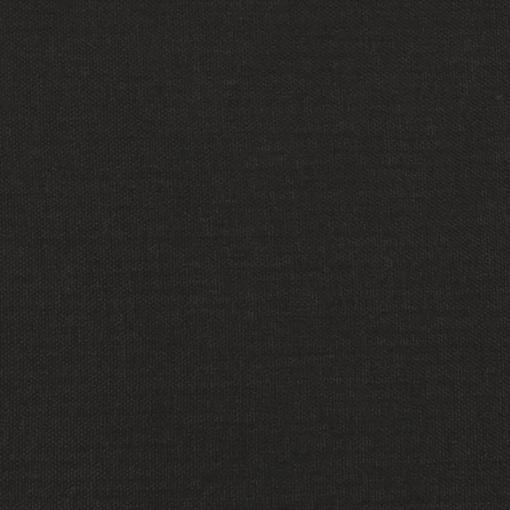 vidaXL 2-Seater Sofa Bed Black Fabric