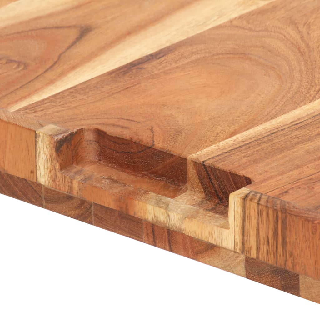 vidaXL Chopping Board 23.6"x15.7"x1.6" Solid Acacia Wood
