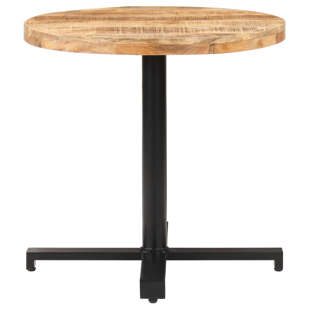 vidaXL Bistro Table Round Ø31.5"x29.5" Rough Mango Wood