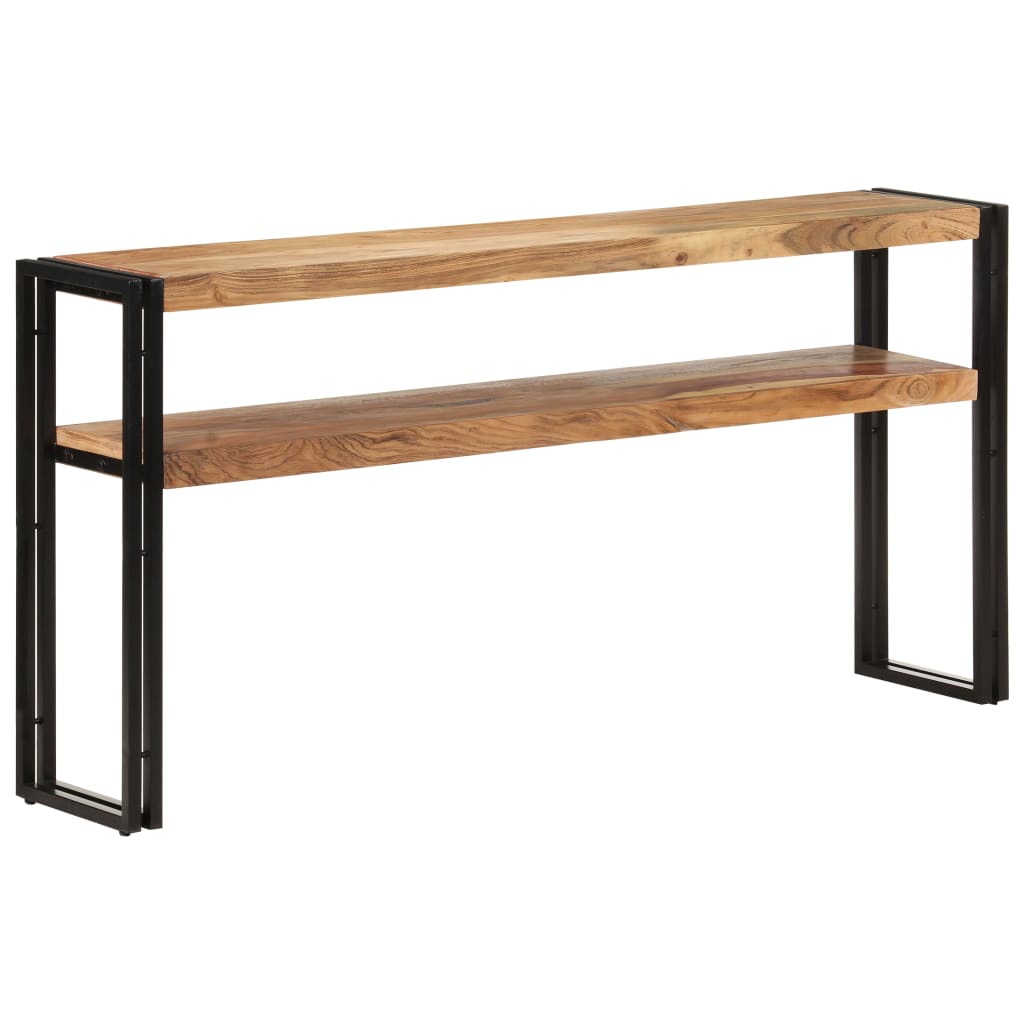 vidaXL Console Table 59.1"x11.8"x29.5" Solid Acacia Wood