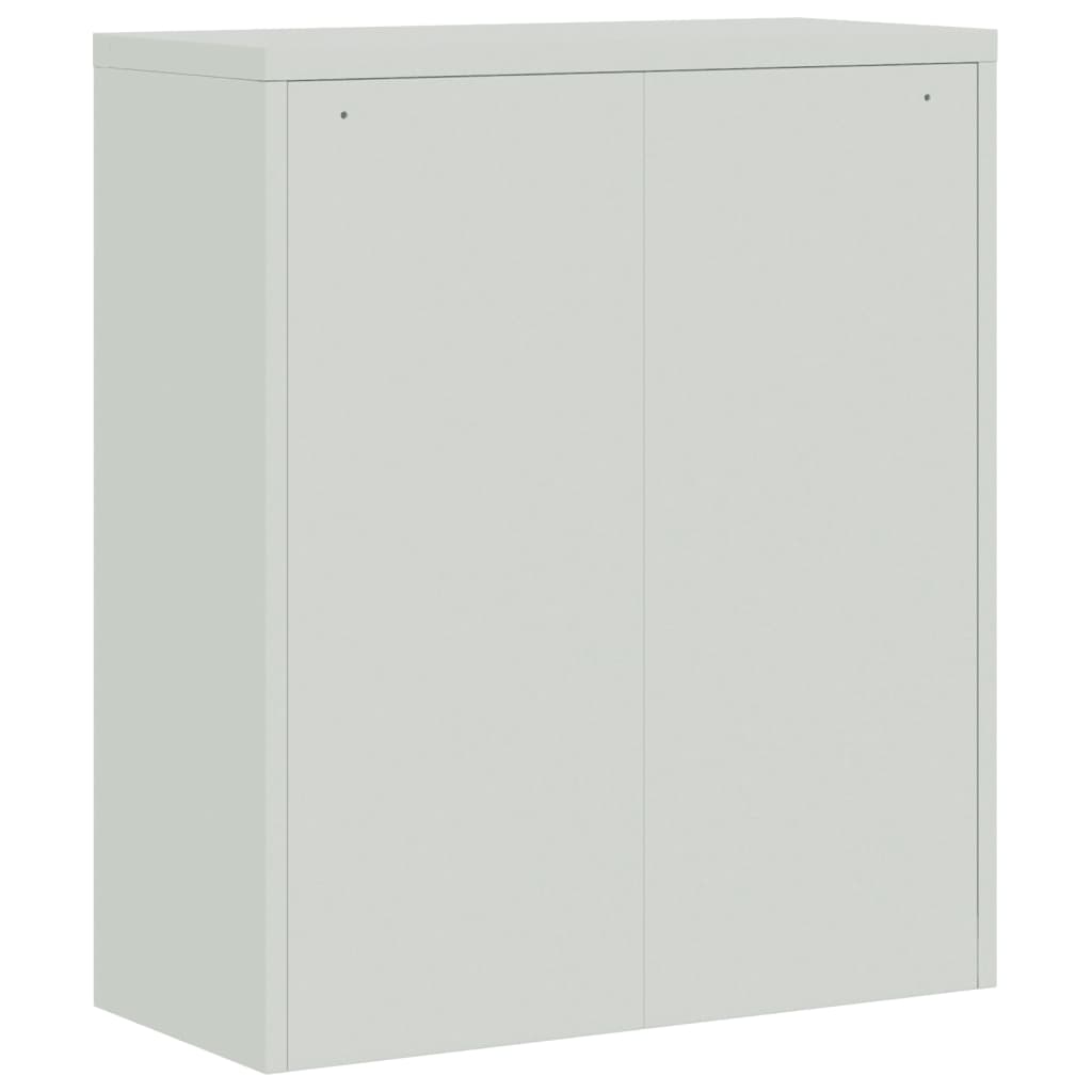 vidaXL File Cabinet Light Gray 35.4"x15.7"x41.3" Steel