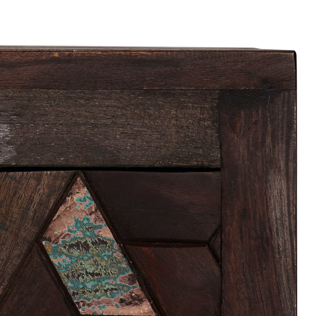 vidaXL Sideboard Solid Reclaimed Wood 23.6"x11.8"x29.9"