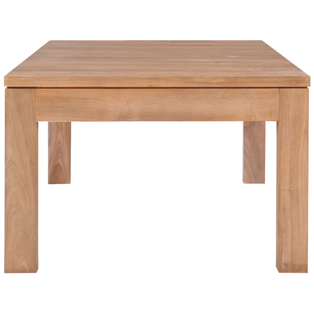 vidaXL Coffee Table Solid Teak Wood with Natural Finish 43.3"x23.6"x15.7"