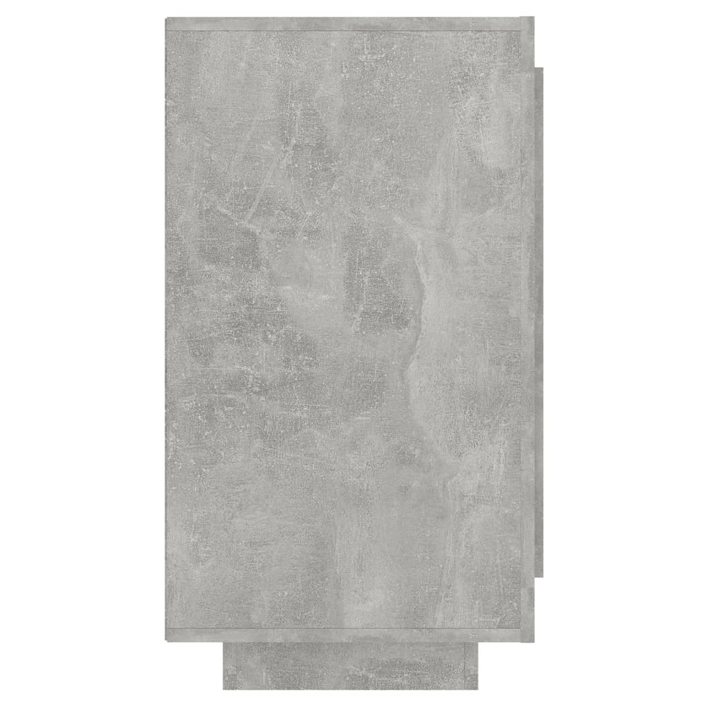 vidaXL Sideboard Concrete Gray 31.5"x15.7"x29.5"