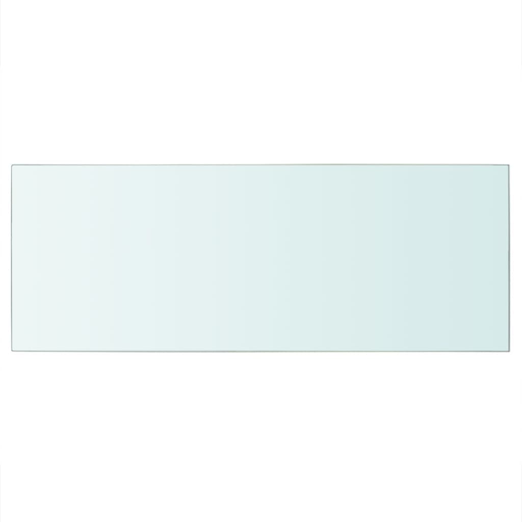 vidaXL Shelf Panel Glass Clear 23.6"x9.8"