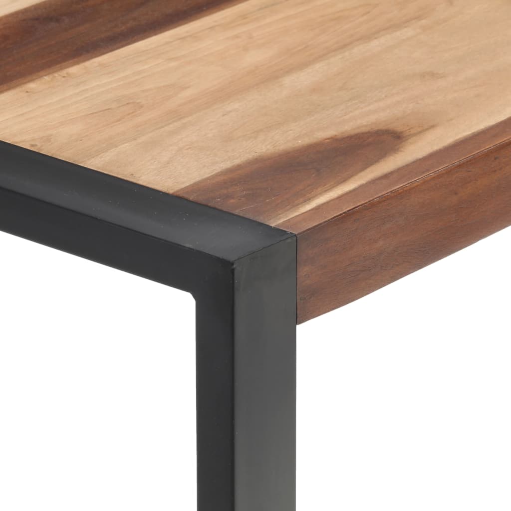 vidaXL Dining Table 47.2"x23.6"x29.5" Solid Wood with Sheesham Finish