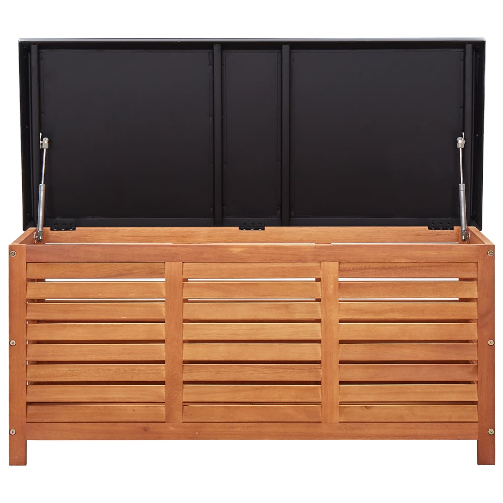 vidaXL Patio Storage Box 46.1"x19.7"x21.7" Solid Eucalyptus Wood